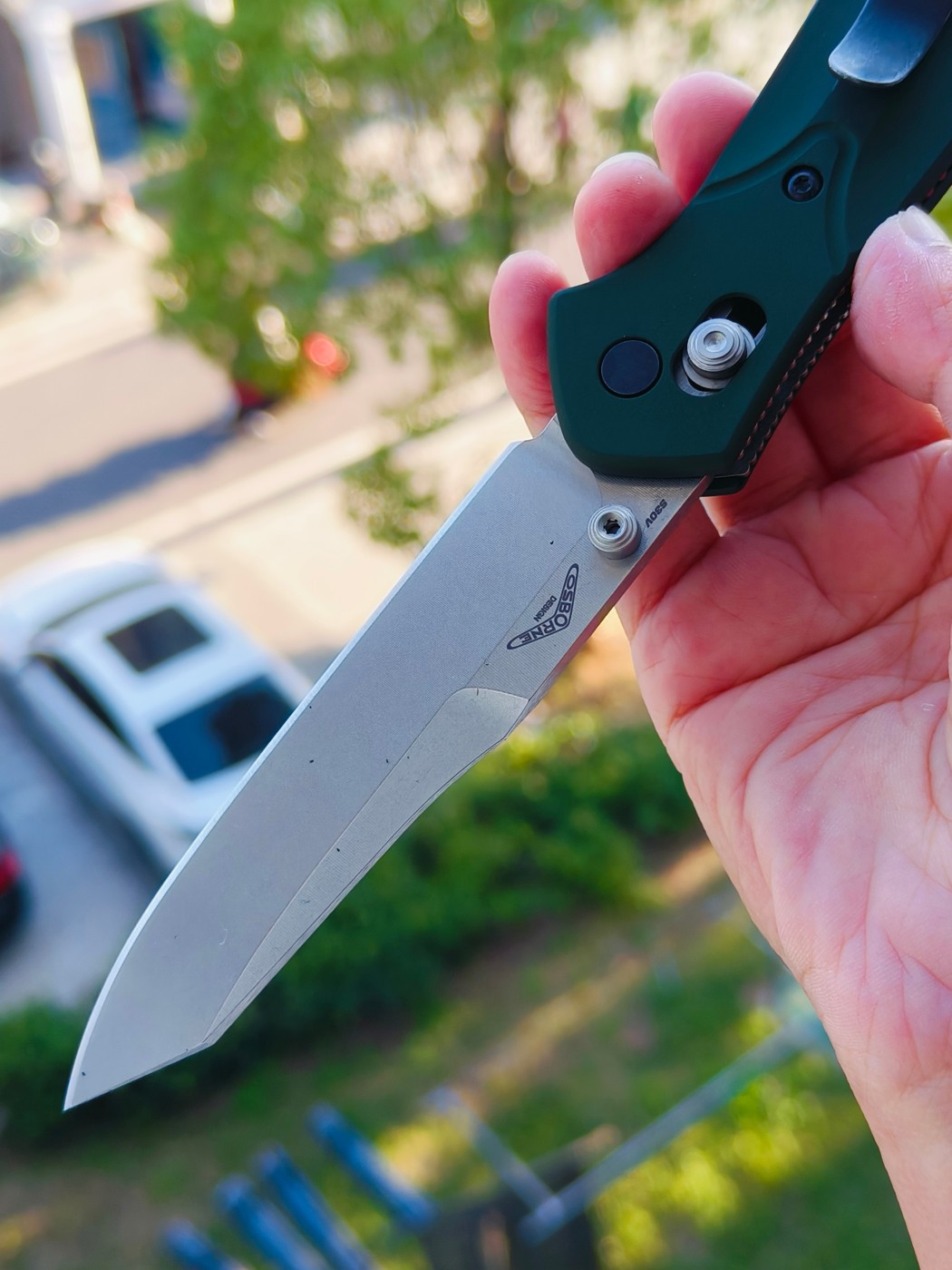 Benchmade Osborne S30V钢 铝柄 940 军绿色 1680
