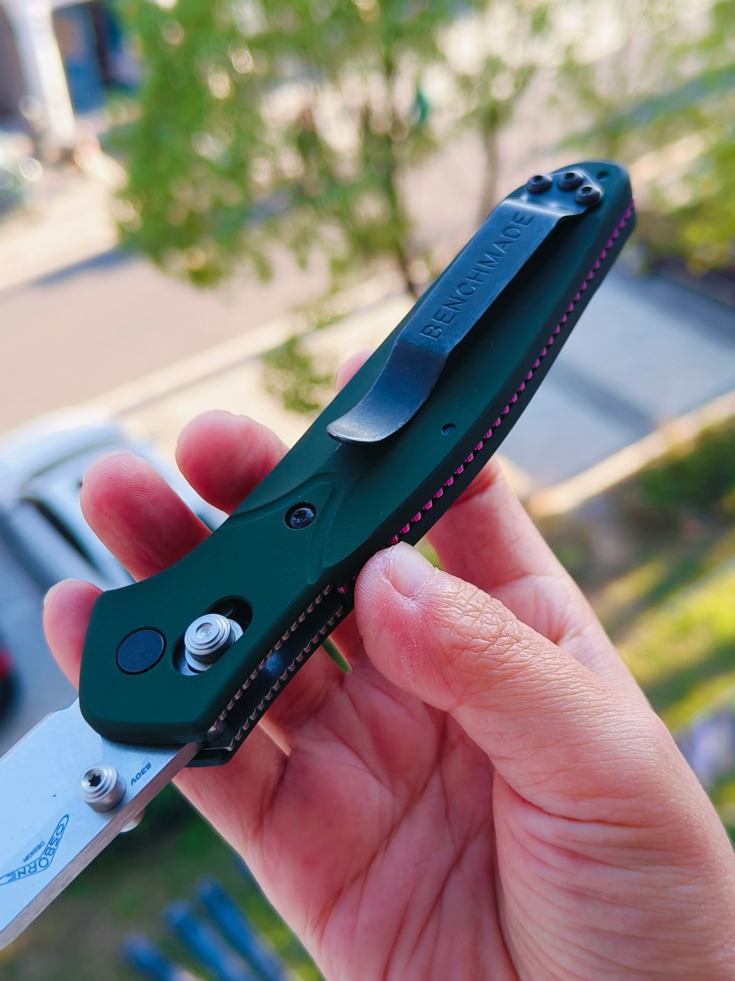 Benchmade Osborne S30V钢 铝柄 940 军绿色 1680