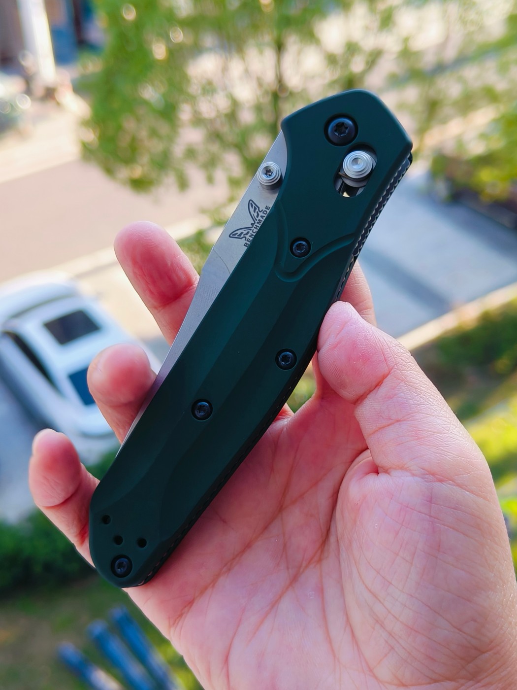 Benchmade Osborne S30V钢 铝柄 940 军绿色 1680