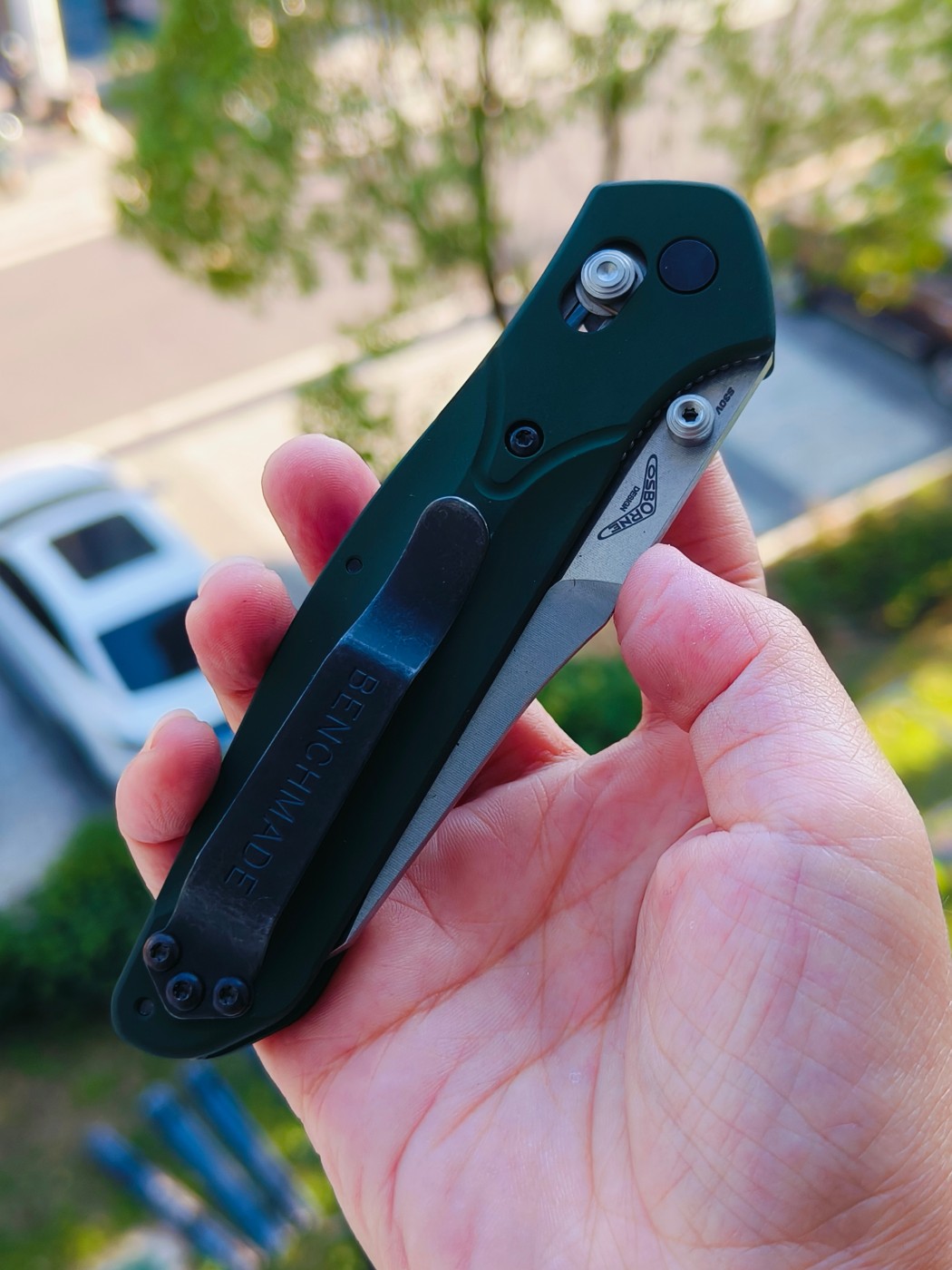 Benchmade Osborne S30V钢 铝柄 940 军绿色 1680