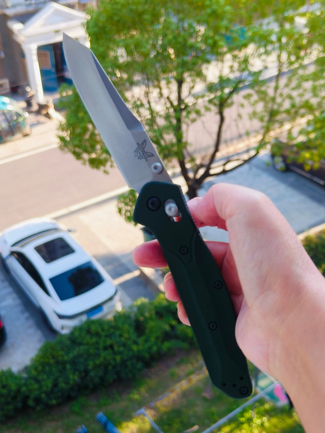 Benchmade Osborne S30V钢 铝柄 940 军绿色 1680