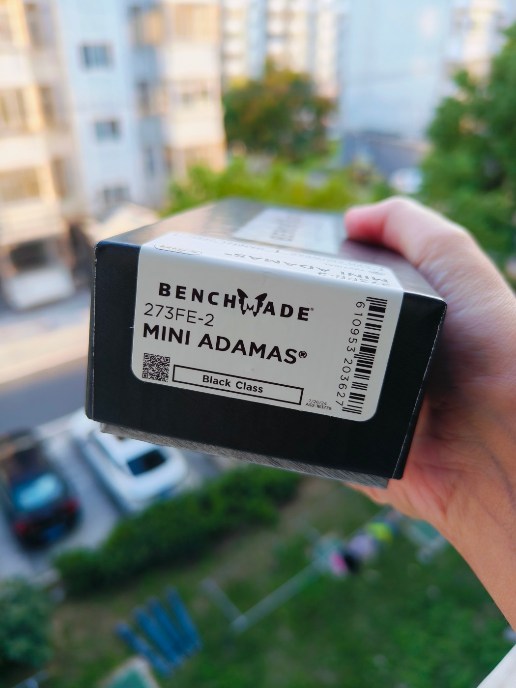 Benchamde Shane Sibert Mini Adamas CruWear钢 G10柄 273FE-2 沙色 2030