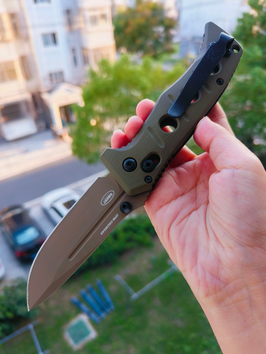 Benchamde Shane Sibert Mini Adamas CruWear钢 G10柄 273FE-2 沙色 2030