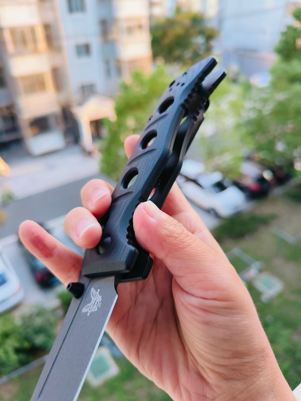 Benchamde Shane Sibert Mini Adamas CruWear钢 G10柄 273GY-1 黑色 1860