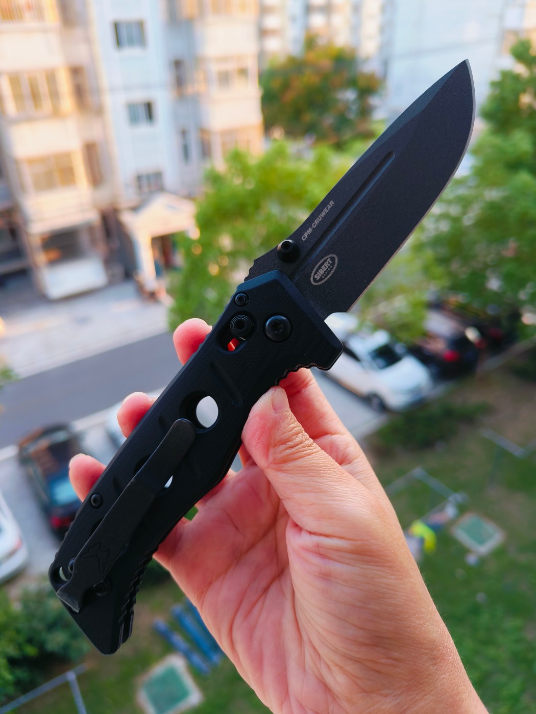 Benchamde Shane Sibert Mini Adamas CruWear钢 G10柄 273GY-1 黑色 1860