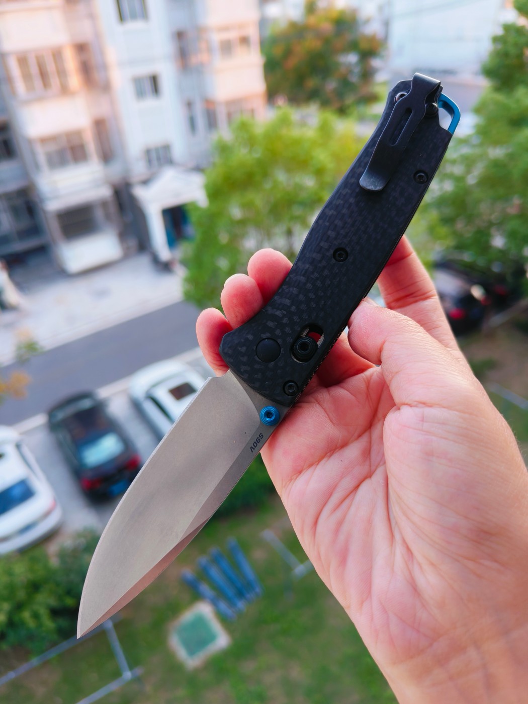 Benchmade Bugout CPM-S90V钢 碳纤维柄 535-3 黑色 2300