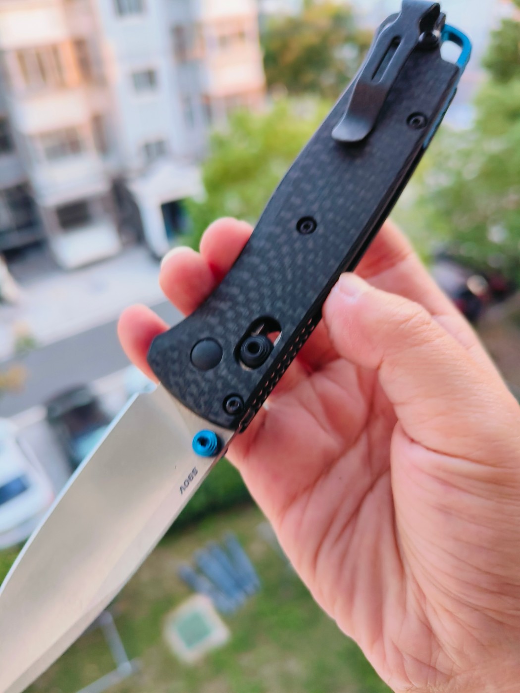 Benchmade Bugout CPM-S90V钢 碳纤维柄 535-3 黑色 2300