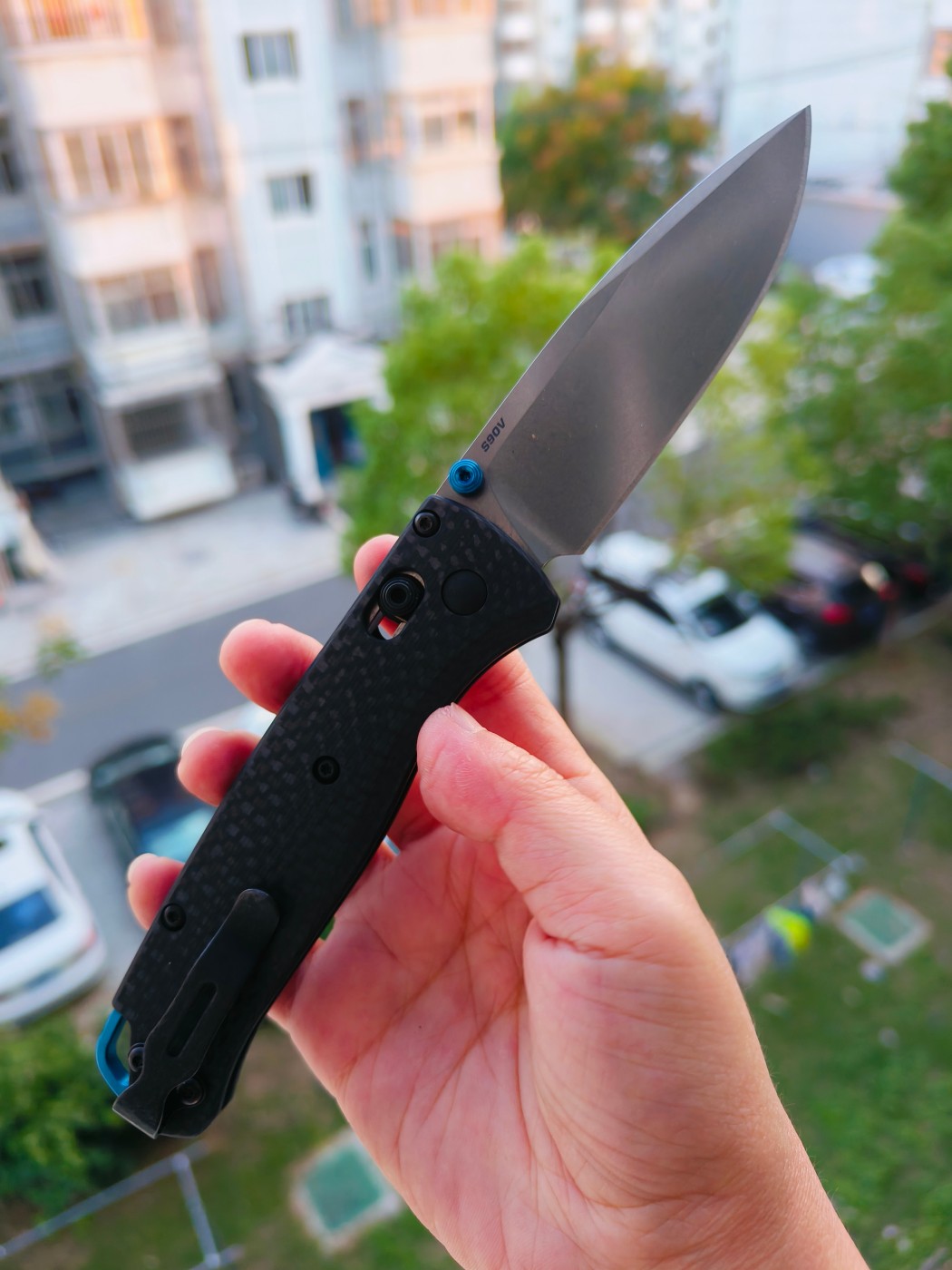Benchmade Bugout CPM-S90V钢 碳纤维柄 535-3 黑色 2300
