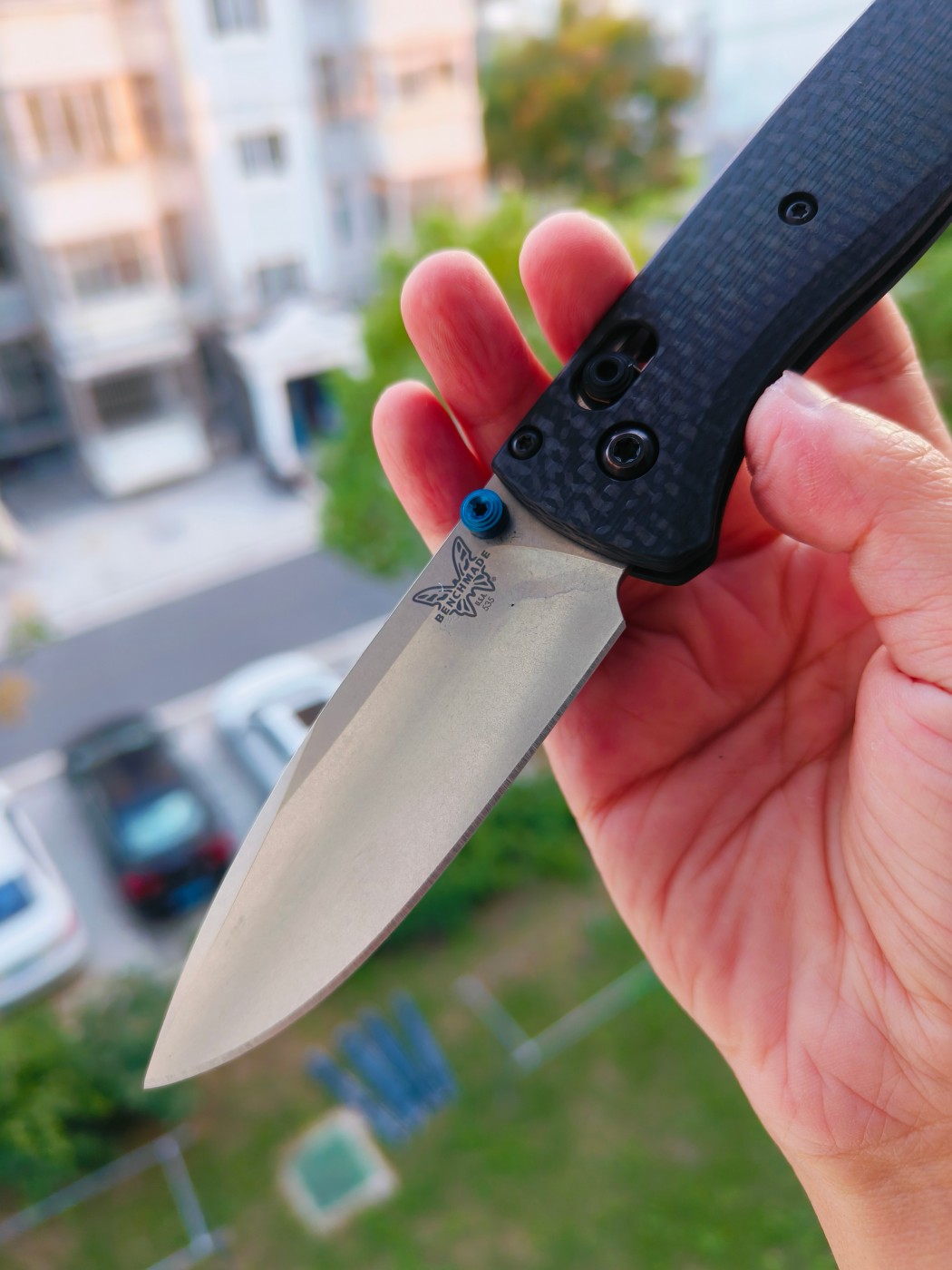 Benchmade Bugout CPM-S90V钢 碳纤维柄 535-3 黑色 2300