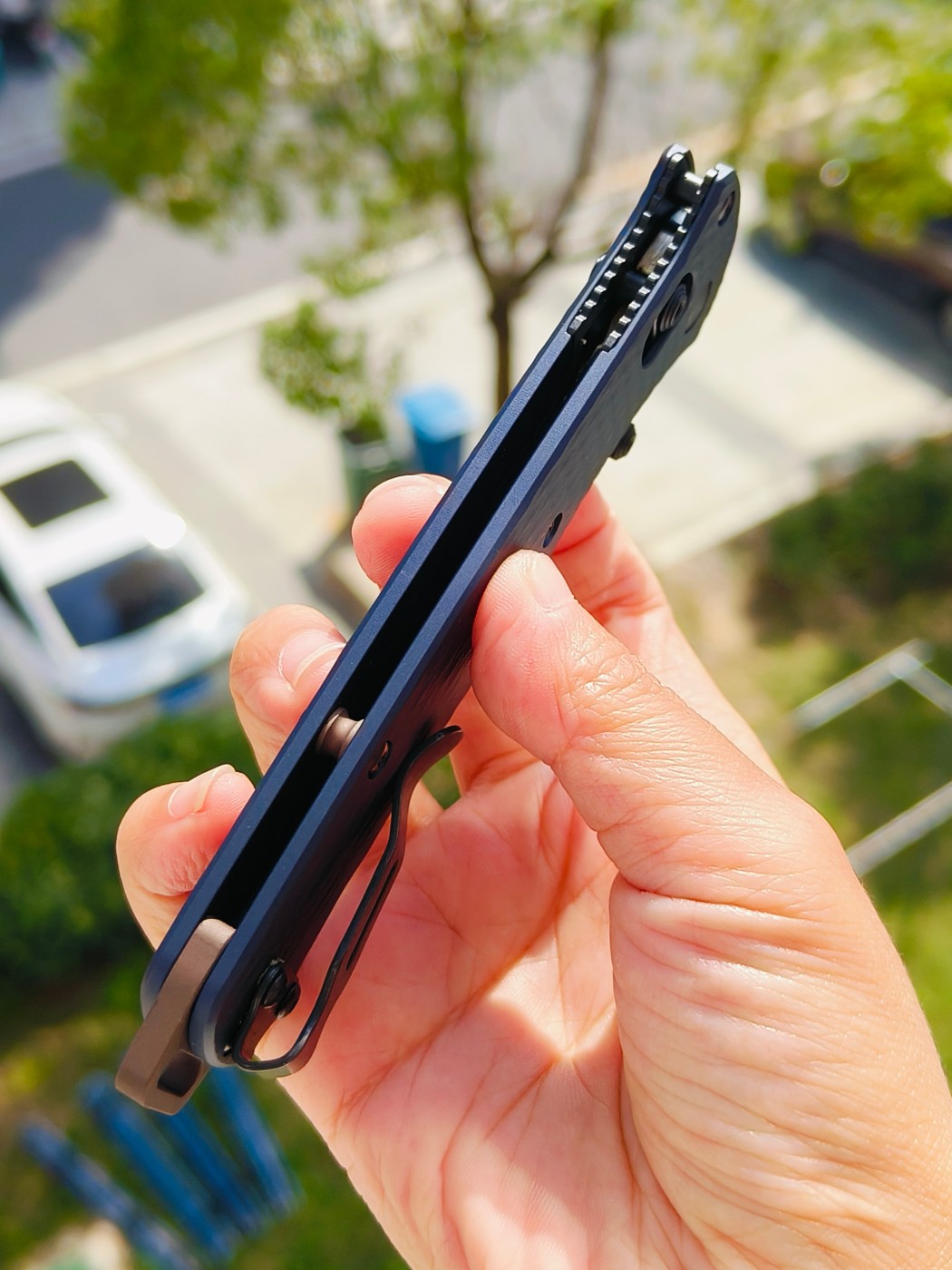 Benchmade BAILOUT CPM-M4钢 铝合金柄 537FE-02 蓝色 2150