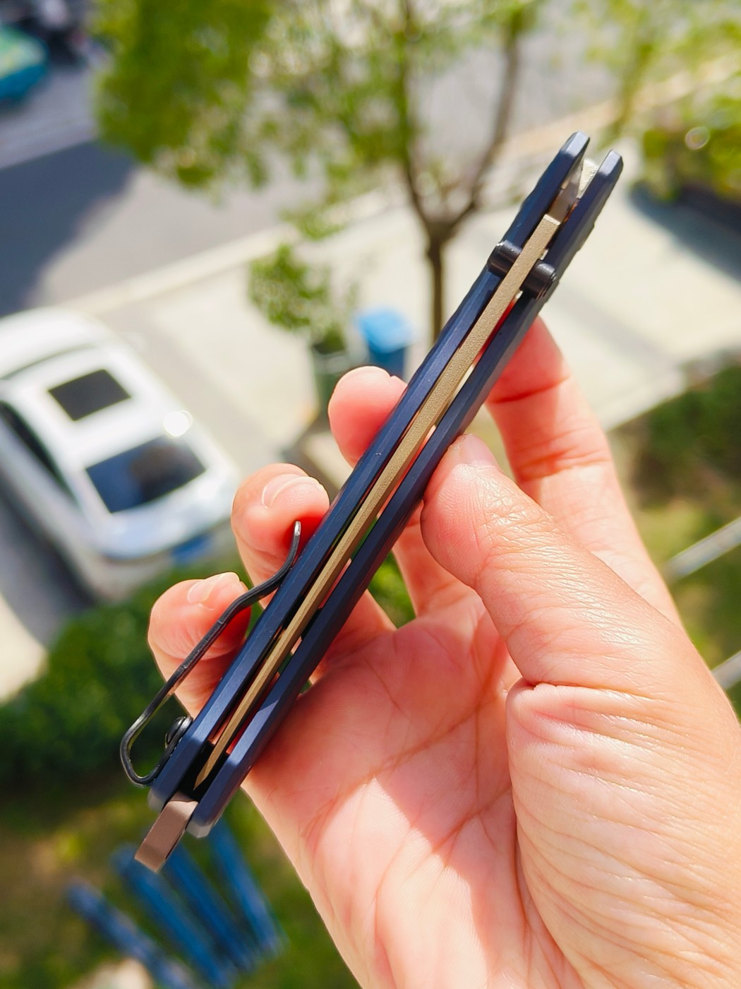 Benchmade BAILOUT CPM-M4钢 铝合金柄 537FE-02 蓝色 2150