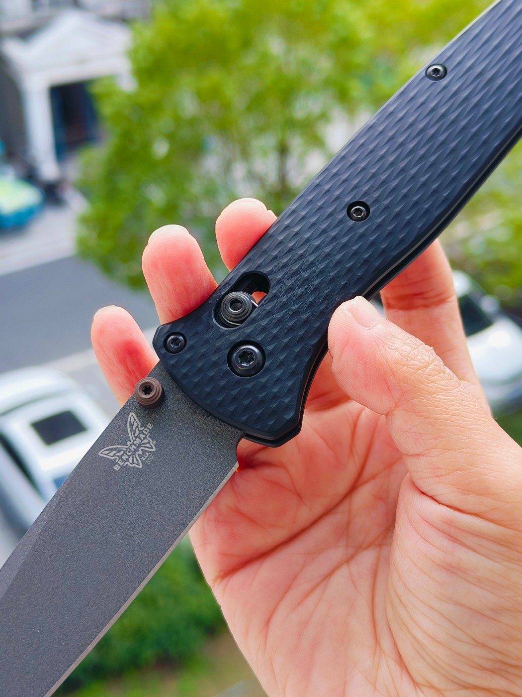 Benchmade BAILOUT CPM-M4钢 铝合金柄 537GY-03 黑色 2150