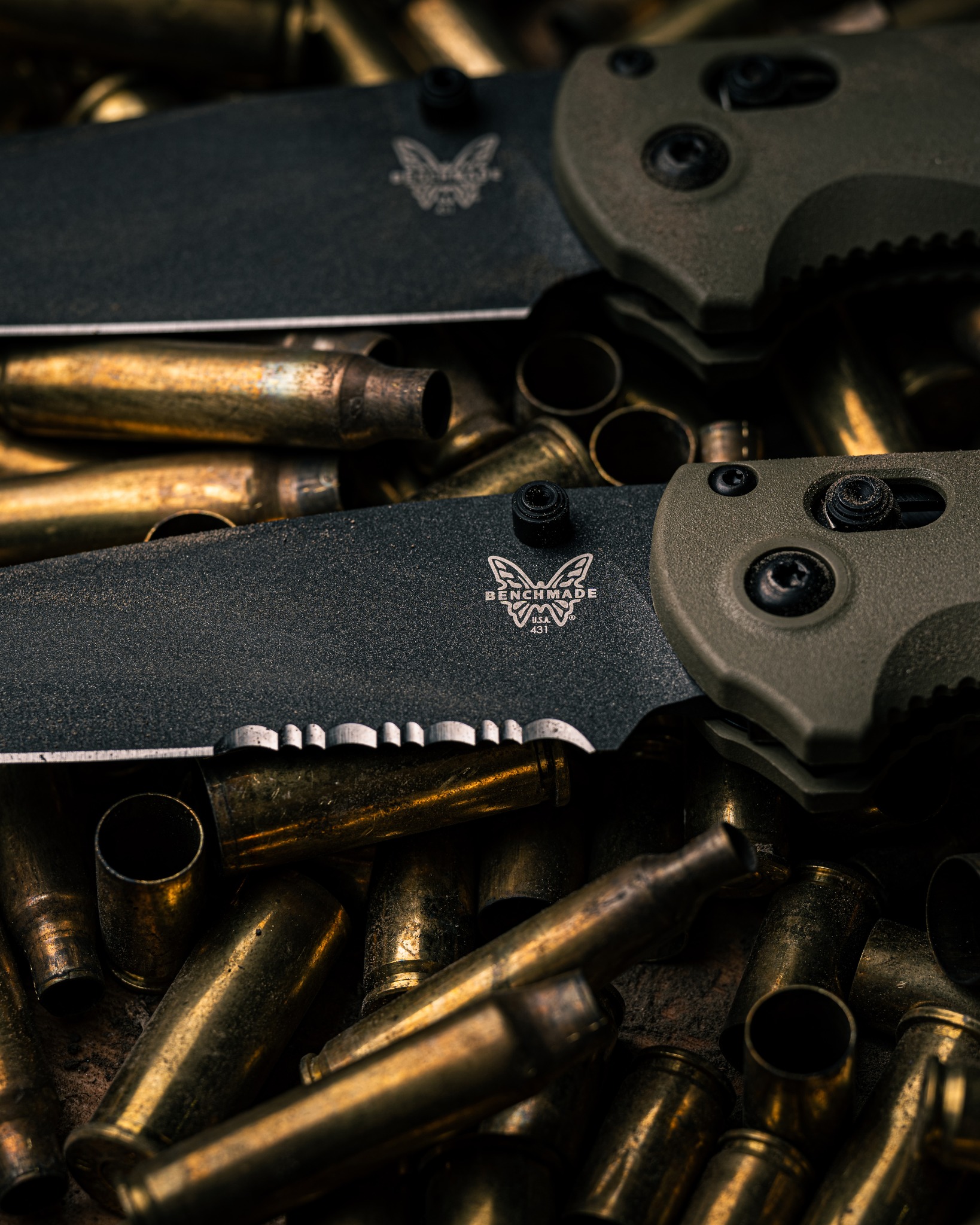 🔥Benchmade Redoubt CPM-D2钢 Grivory手柄 431BK-1 军绿色 1380