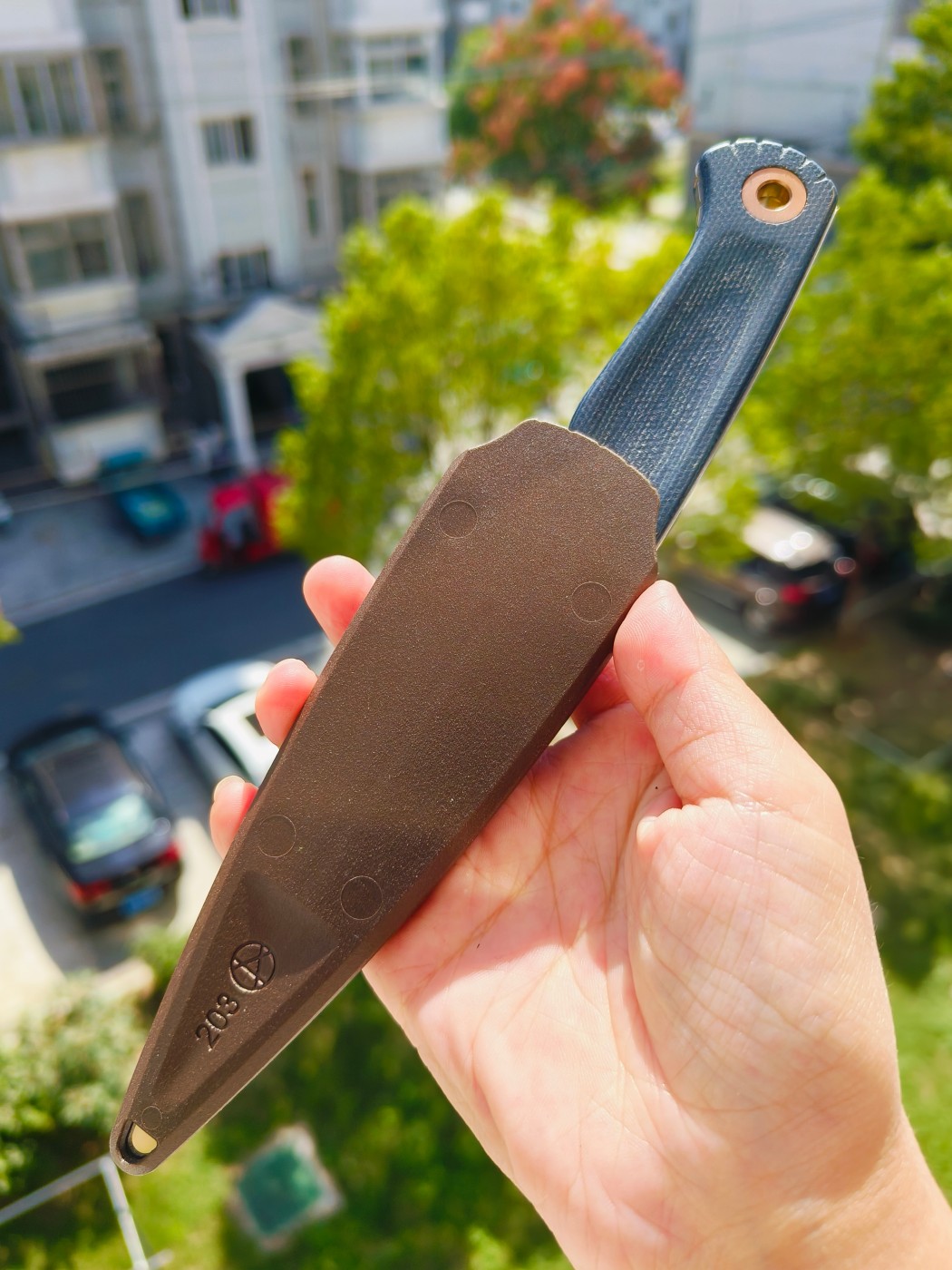 🔥Benchmade DACIAN CPM-MagnaCut钢 米卡塔柄 203 蓝色 2180