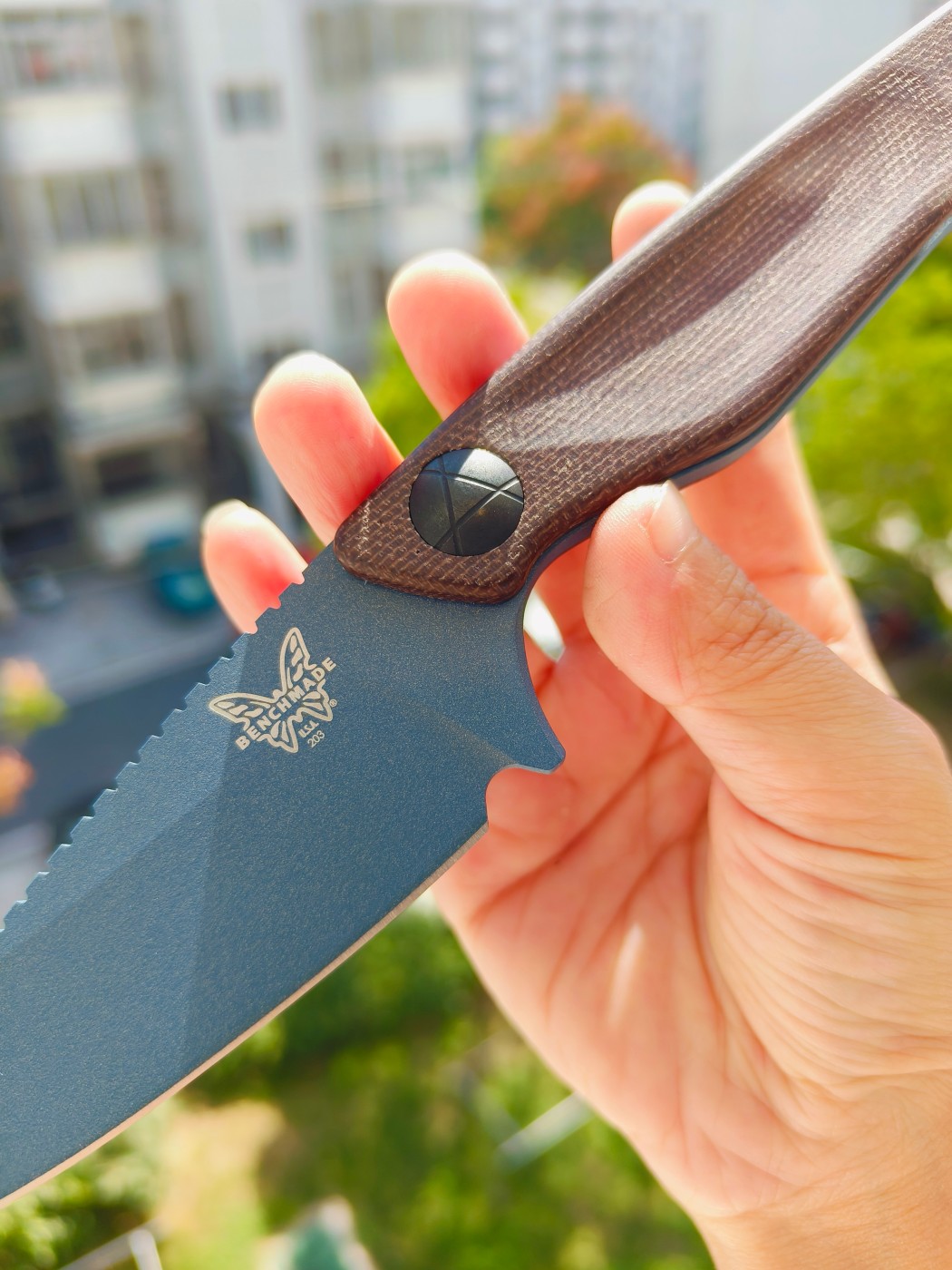 🔥Benchmade DACIAN CPM-MagnaCut钢 米卡塔柄 203BT-01 蓝色 2290