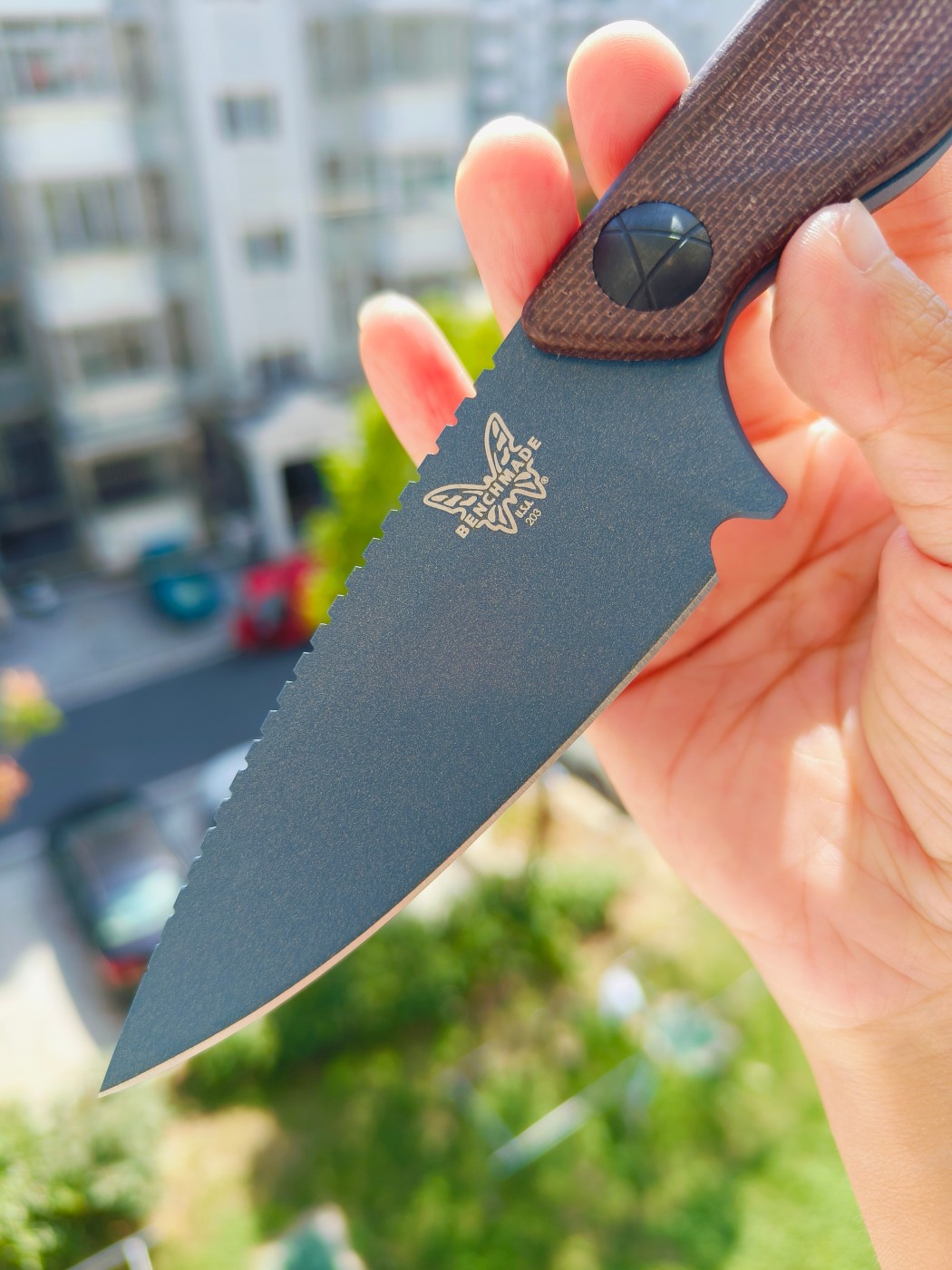 🔥Benchmade DACIAN CPM-MagnaCut钢 米卡塔柄 203BT-01 蓝色 2290