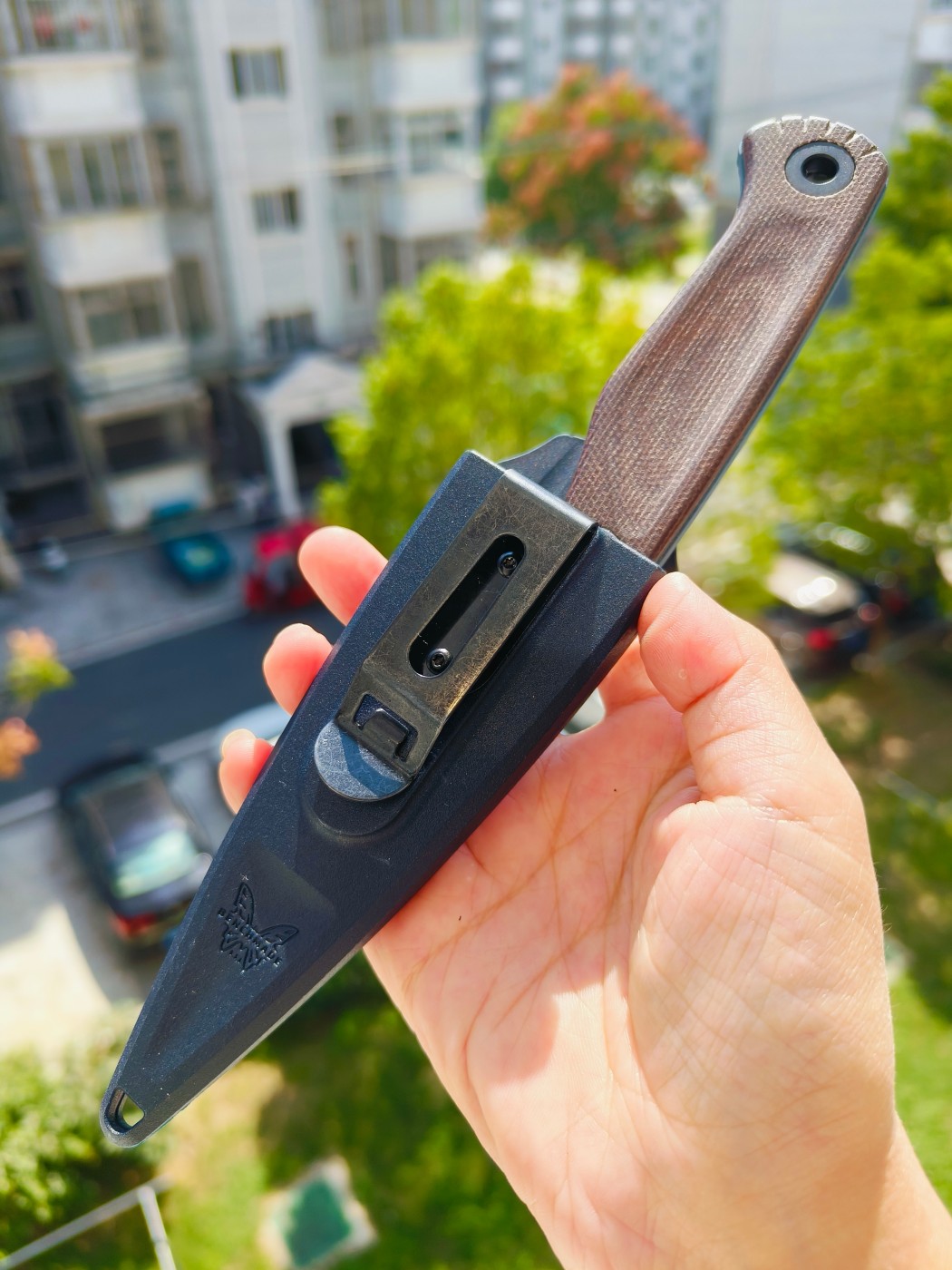 🔥Benchmade DACIAN CPM-MagnaCut钢 米卡塔柄 203BT-01 蓝色 2290