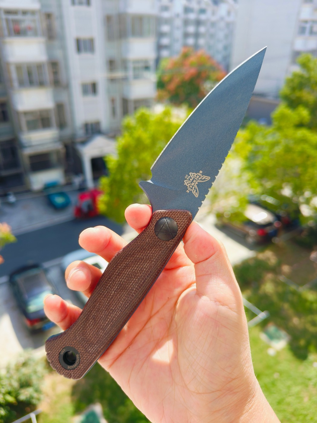 🔥Benchmade DACIAN CPM-MagnaCut钢 米卡塔柄 203BT-01 蓝色 2290