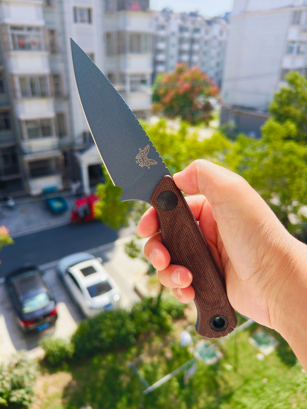 🔥Benchmade DACIAN CPM-MagnaCut钢 米卡塔柄 203BT-01 蓝色 2290
