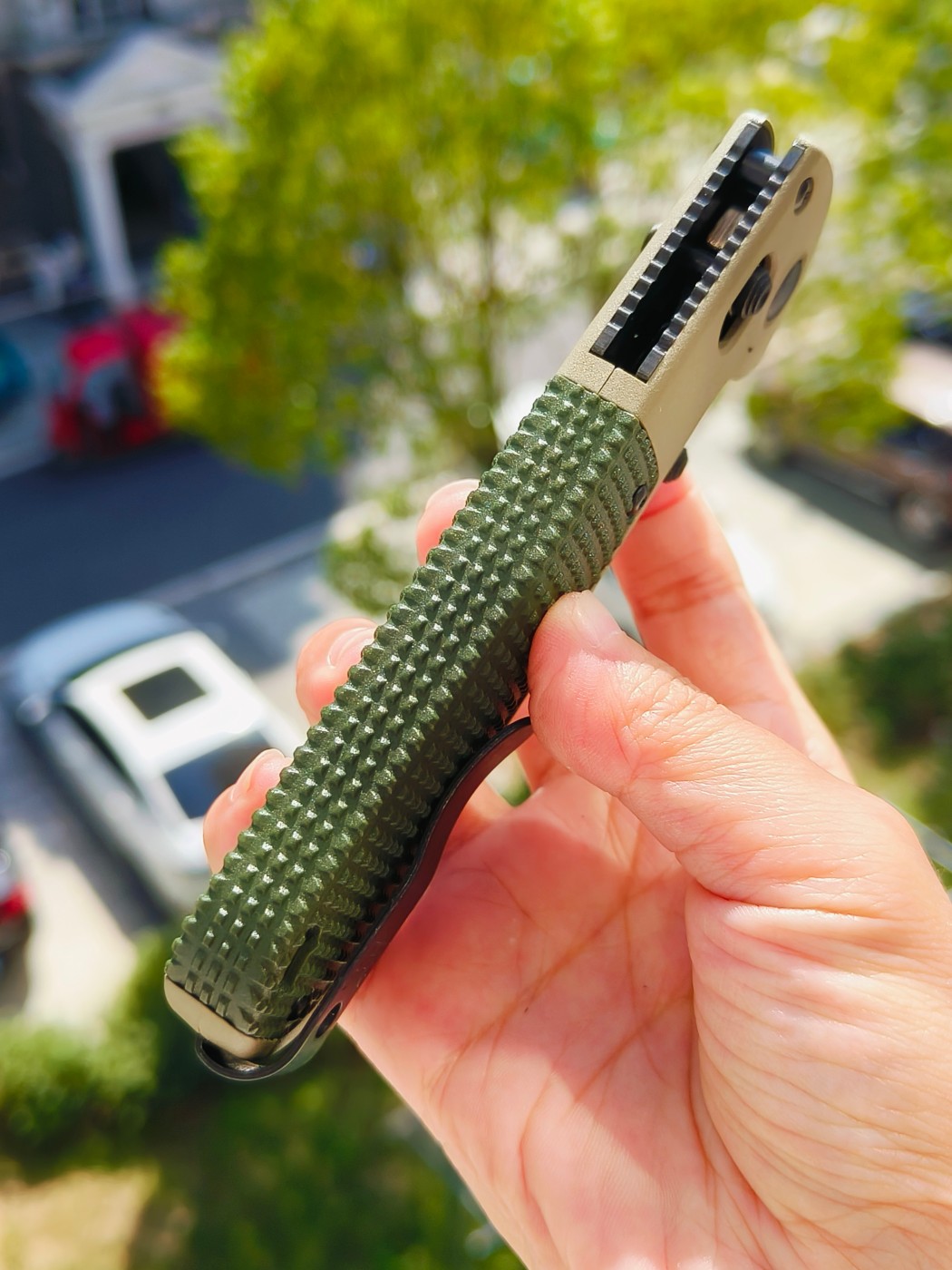 🔥Benchmade Redoubt CPM-D2钢 Grivory手柄 431BK-1 军绿色 1380