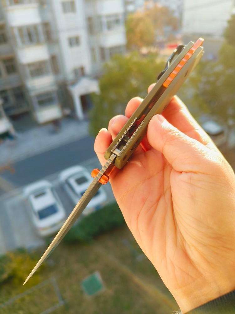 Benchmade Mini Taggedout CPM-S45VN钢 G10柄 15534 OD绿色 2250