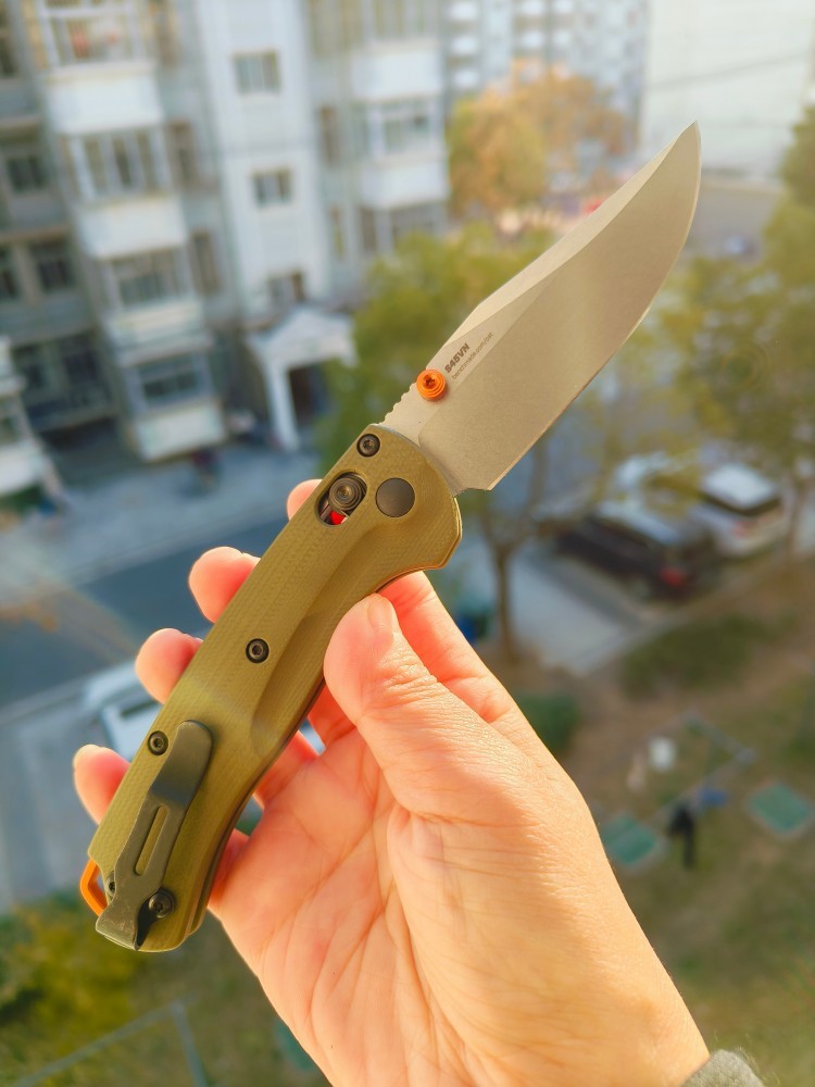 Benchmade Mini Taggedout CPM-S45VN钢 G10柄 15534 OD绿色 2250