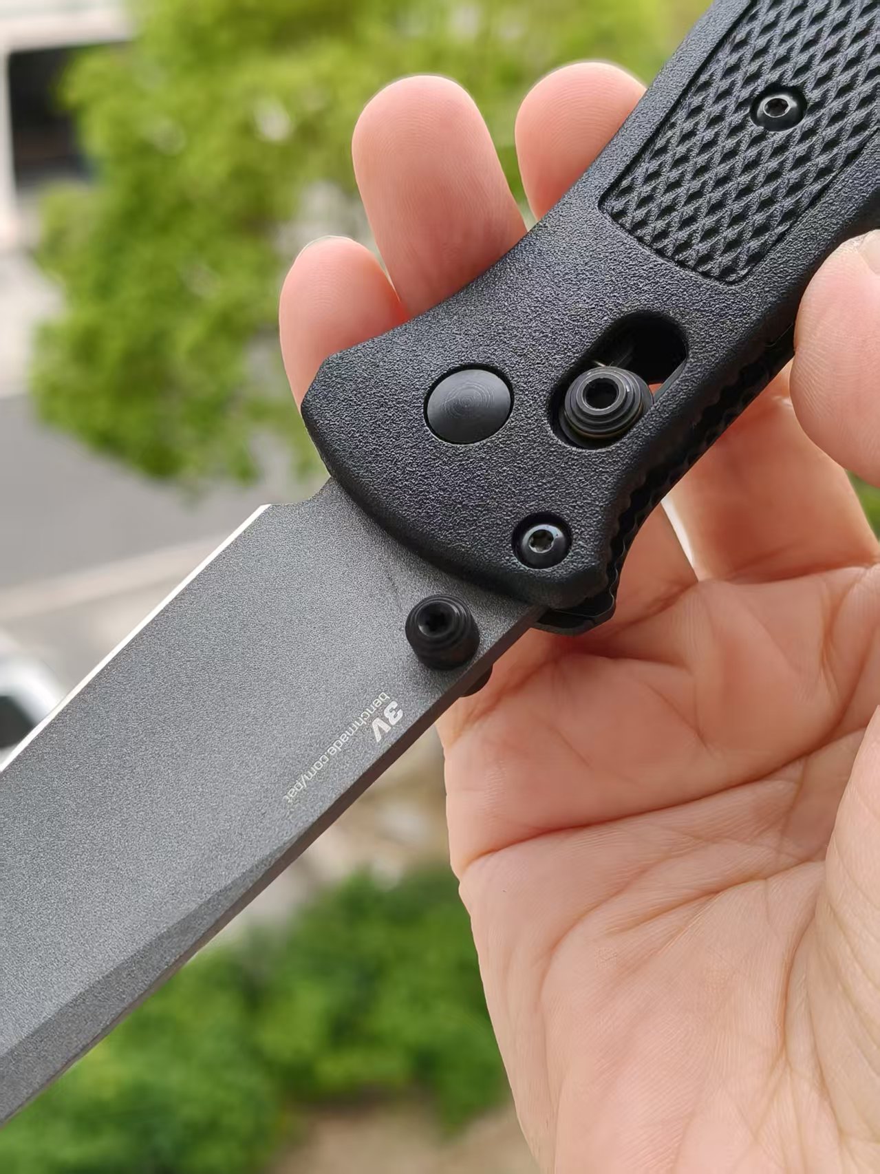 Benchmade BAILOUT CPM-3V钢 GRIVORY尼龙柄 537GY 1399