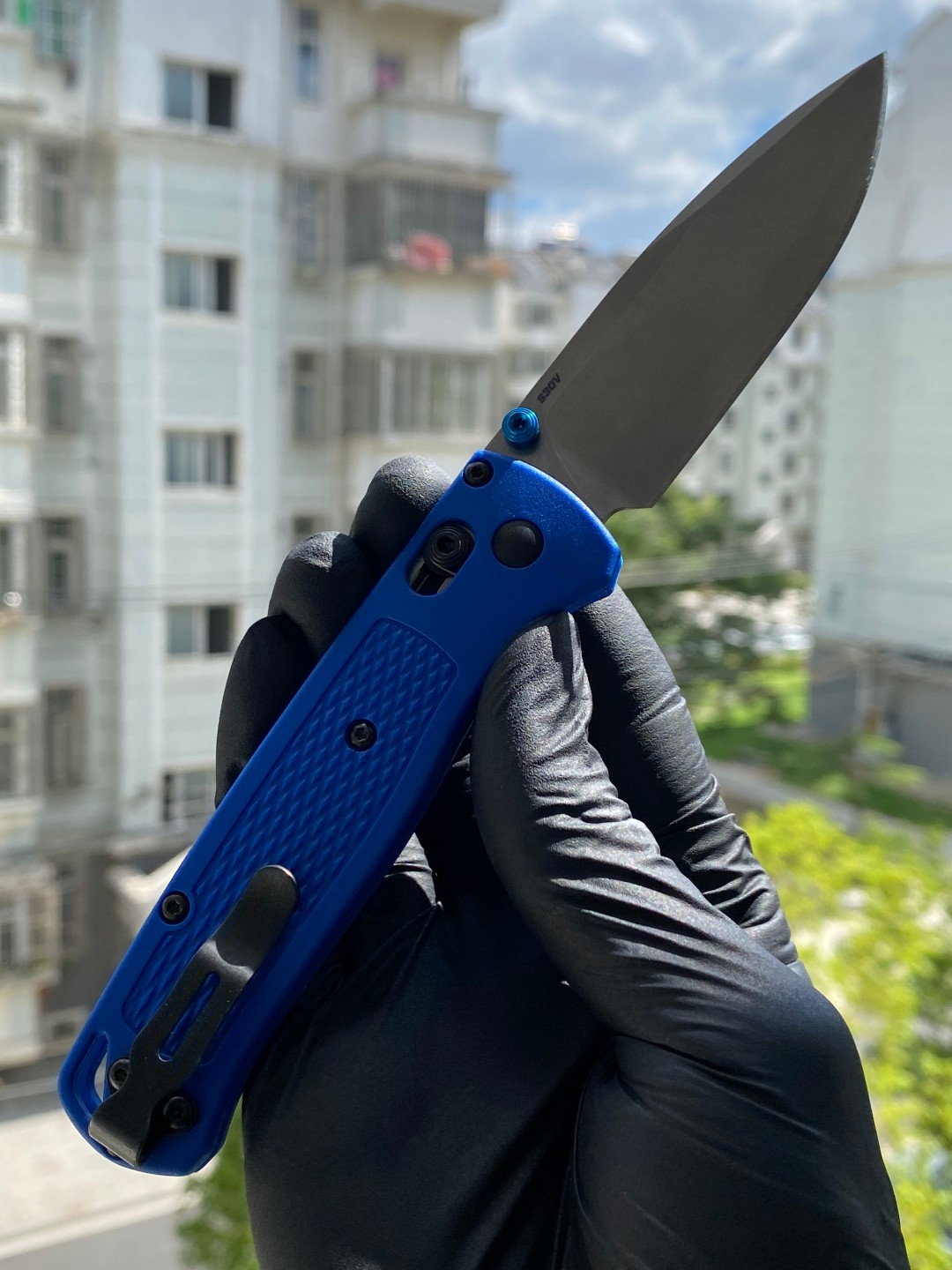 Benchmade Bugout S30V钢 尼龙柄 535 蓝色 1260