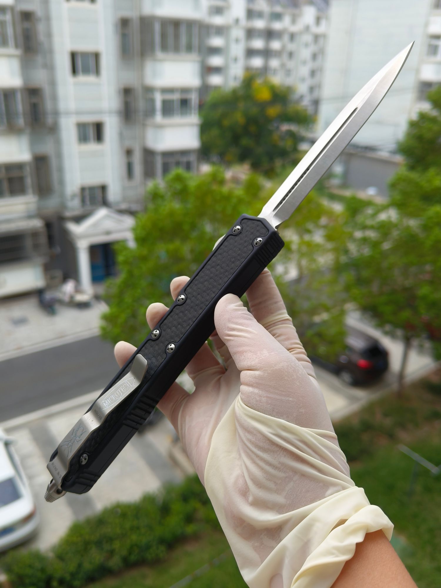 【已出】Microtech Makora II 圣蚂蚁二代 ELMAX钢 铝合金柄 106-10 黑色 3500 停产型号