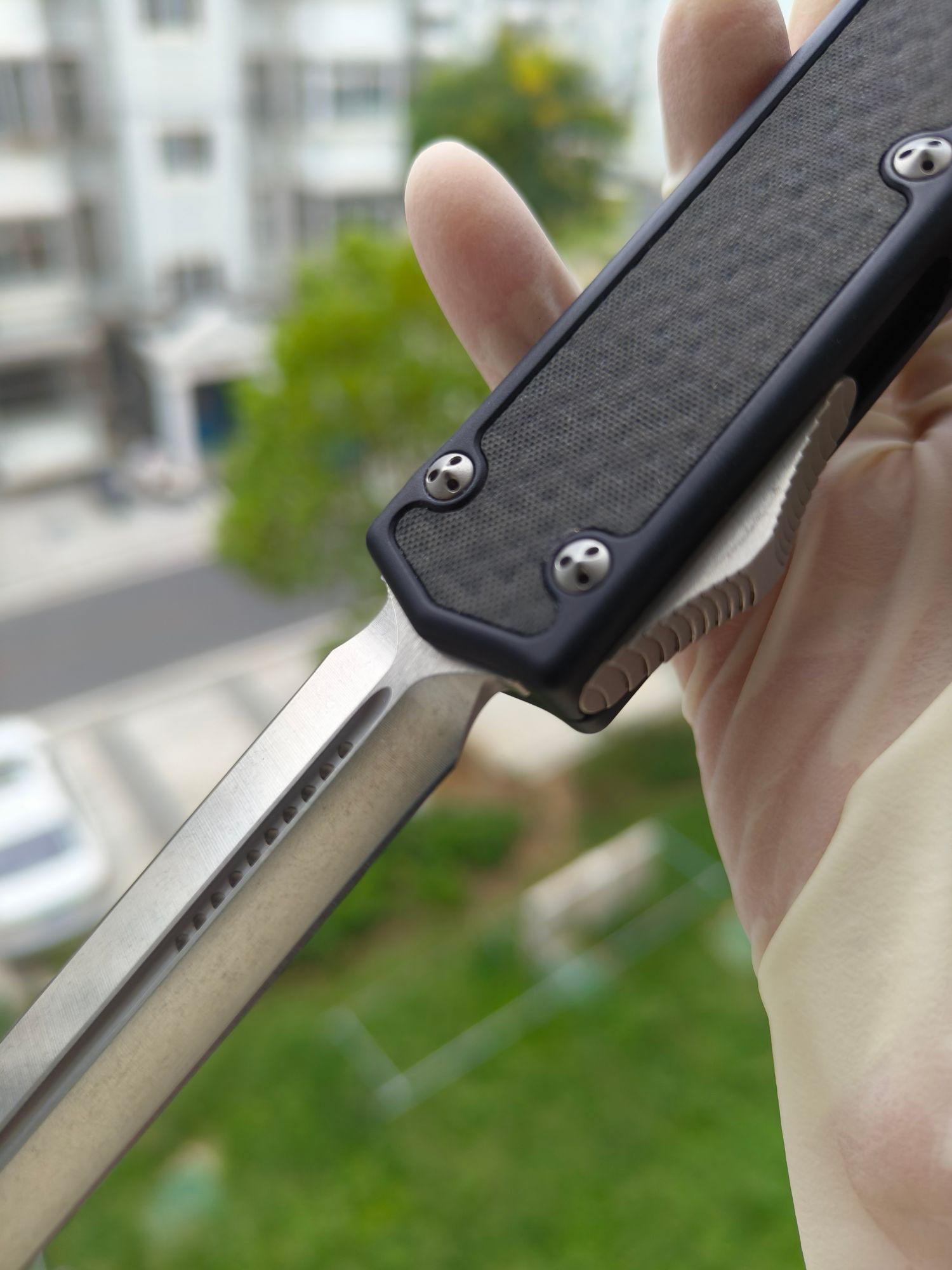 【已出】Microtech Makora II 圣蚂蚁二代 ELMAX钢 铝合金柄 106-10 黑色 3500 停产型号
