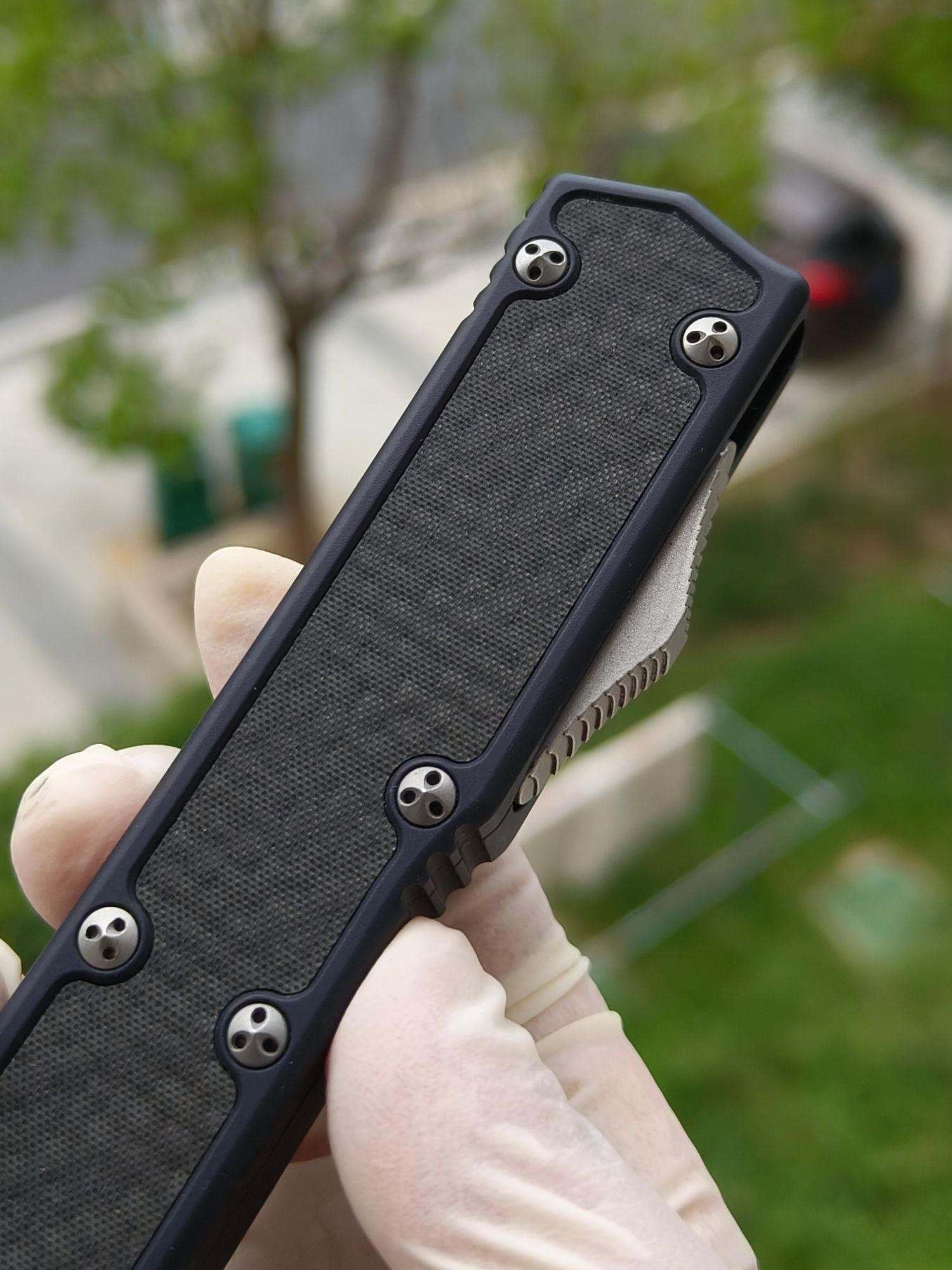【已出】Microtech Makora II 圣蚂蚁二代 ELMAX钢 铝合金柄 106-10 黑色 3500 停产型号