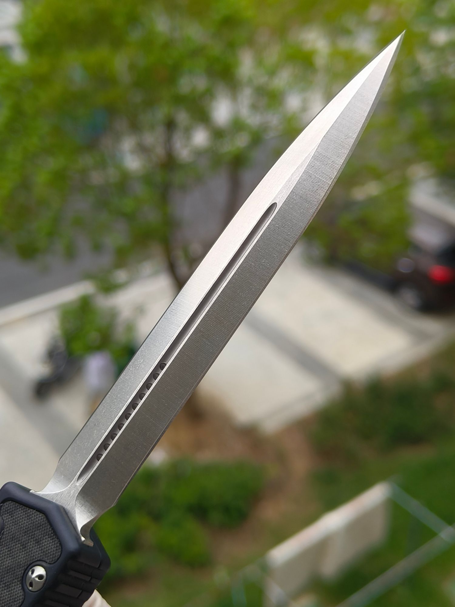 【已出】Microtech Makora II 圣蚂蚁二代 ELMAX钢 铝合金柄 106-10 黑色 3500 停产型号