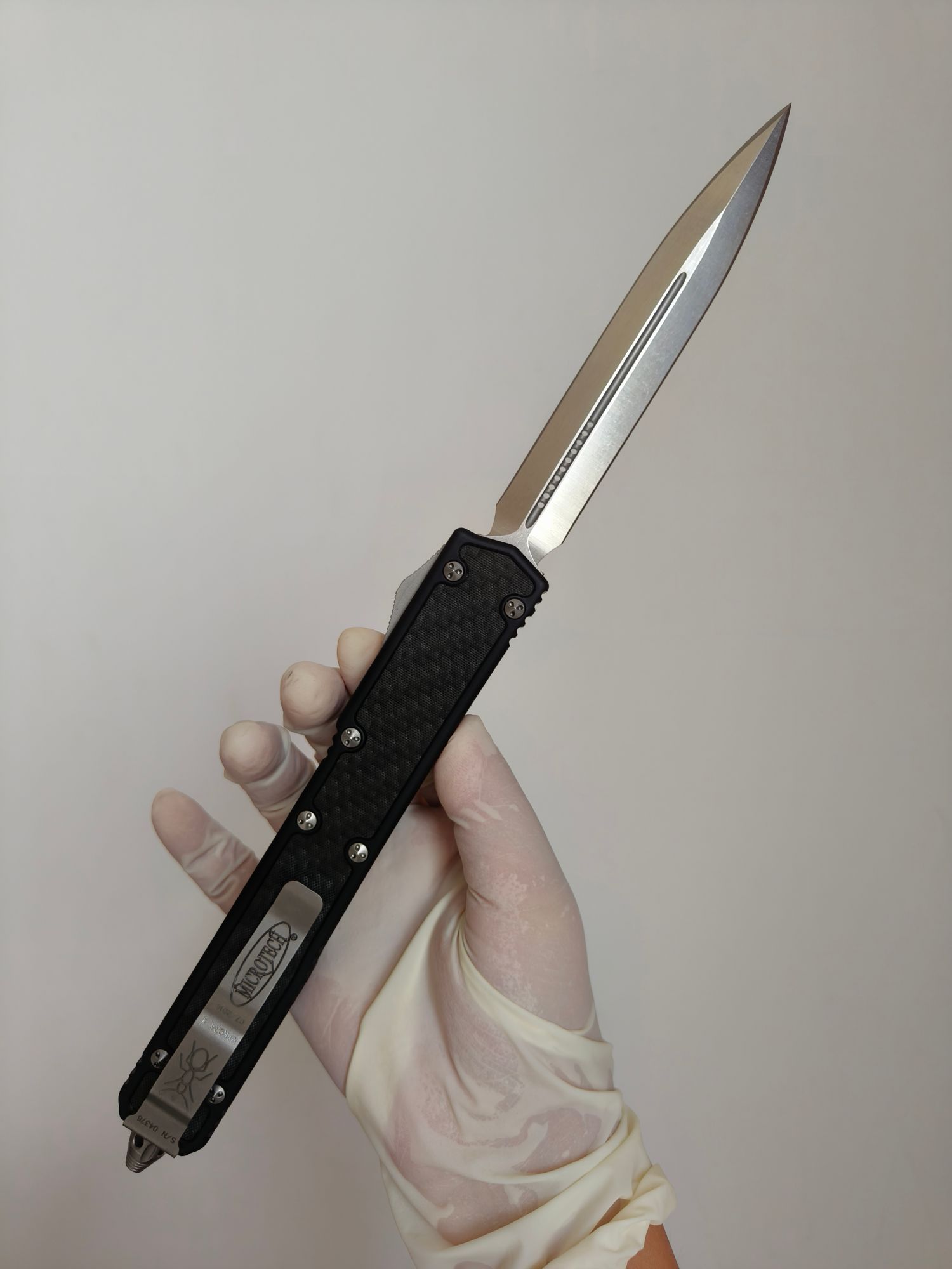 【已出】Microtech Makora II 圣蚂蚁二代 ELMAX钢 铝合金柄 106-10 黑色 3500 停产型号