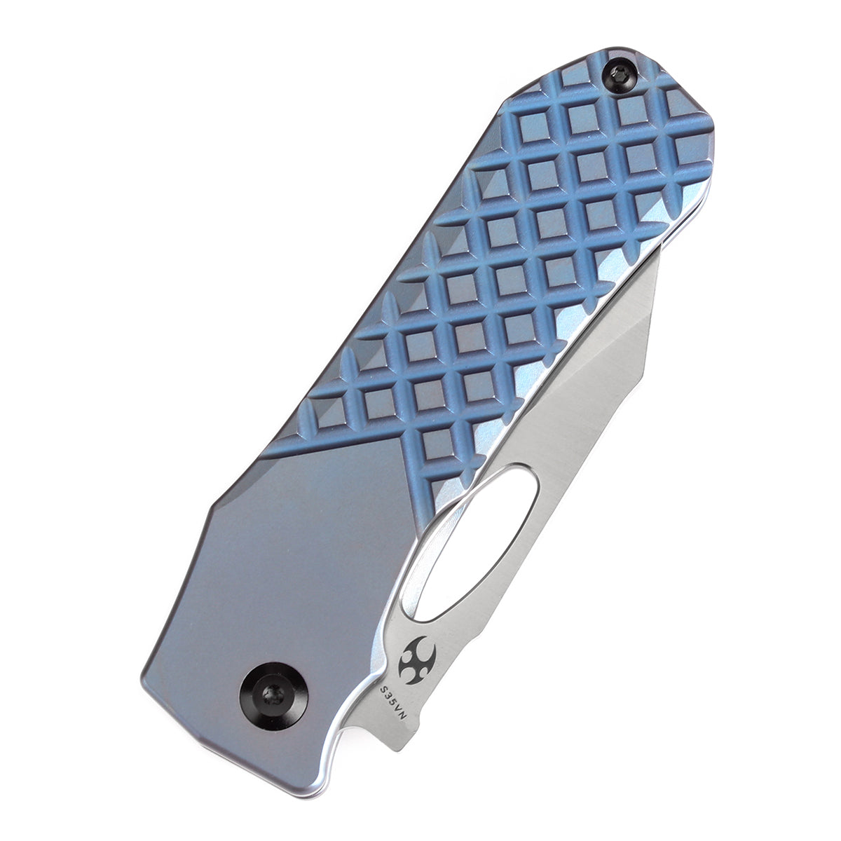 Kansept Knife Loki CPM-S35VN钢 钛柄 棕色 K1058B6 蓝色