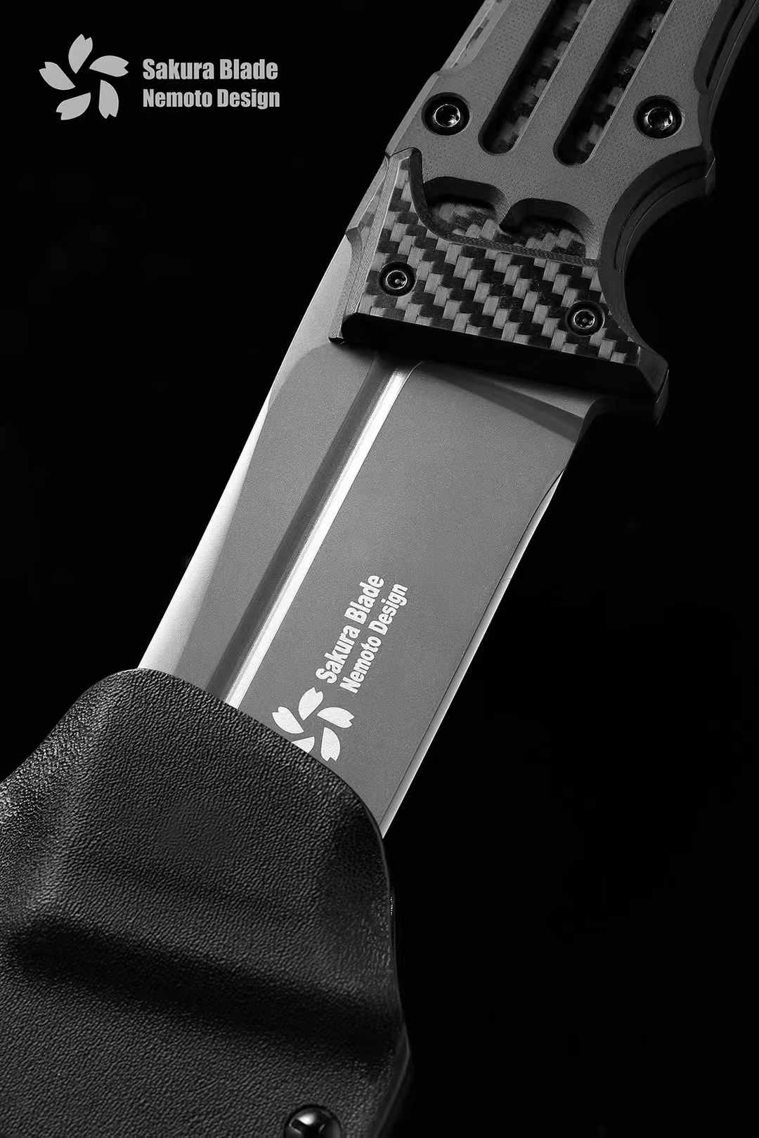 根本朋之 & 华诺合作款 雷电之剑 S7 XL钢 G10+碳纤维柄 2980 大号