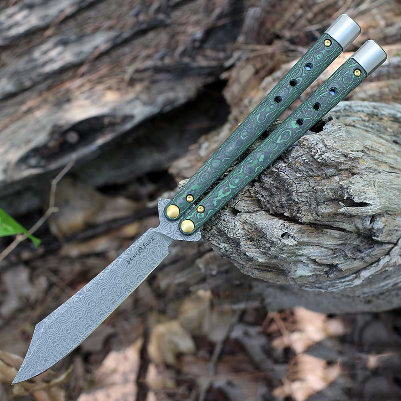 🆕 Benchmade Necron Monarch Damasteel 大马士革钢 Jungle Wear Fatcarbon 碳纤维柄 99-242 金盒 限量 500 把 12000