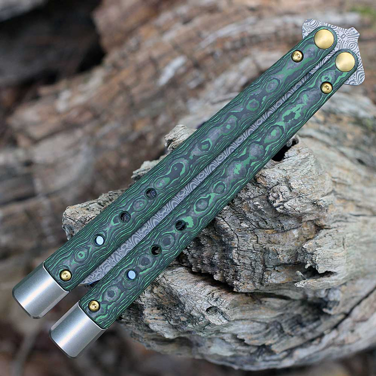 🆕 Benchmade Necron Monarch Damasteel 大马士革钢 Jungle Wear Fatcarbon 碳纤维柄 99-242 金盒 限量 500 把 12000