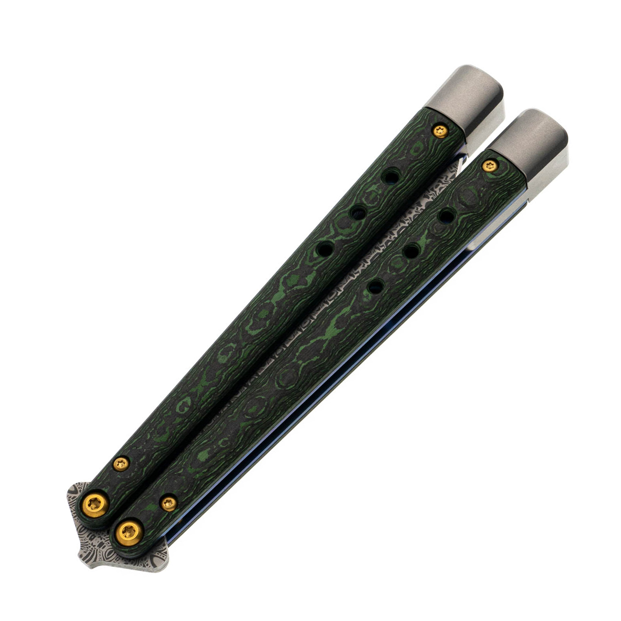 🆕 Benchmade Necron Monarch Damasteel 大马士革钢 Jungle Wear Fatcarbon 碳纤维柄 99-242 金盒 限量 500 把 12000