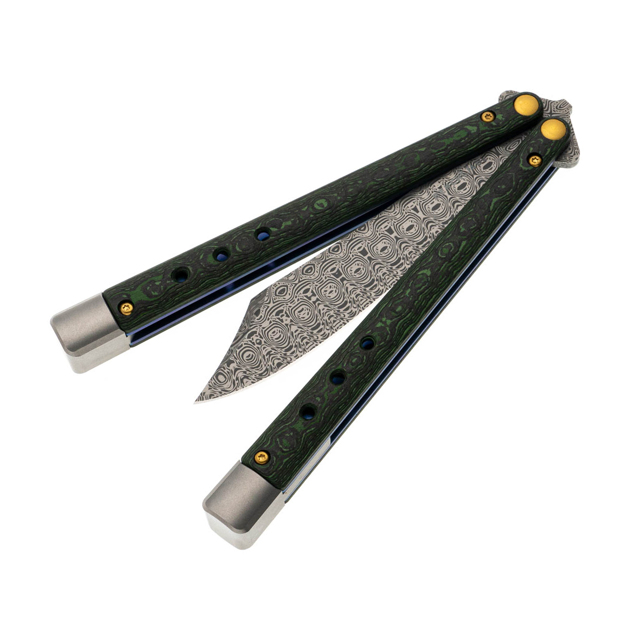 🆕 Benchmade Necron Monarch Damasteel 大马士革钢 Jungle Wear Fatcarbon 碳纤维柄 99-242 金盒 限量 500 把 12000