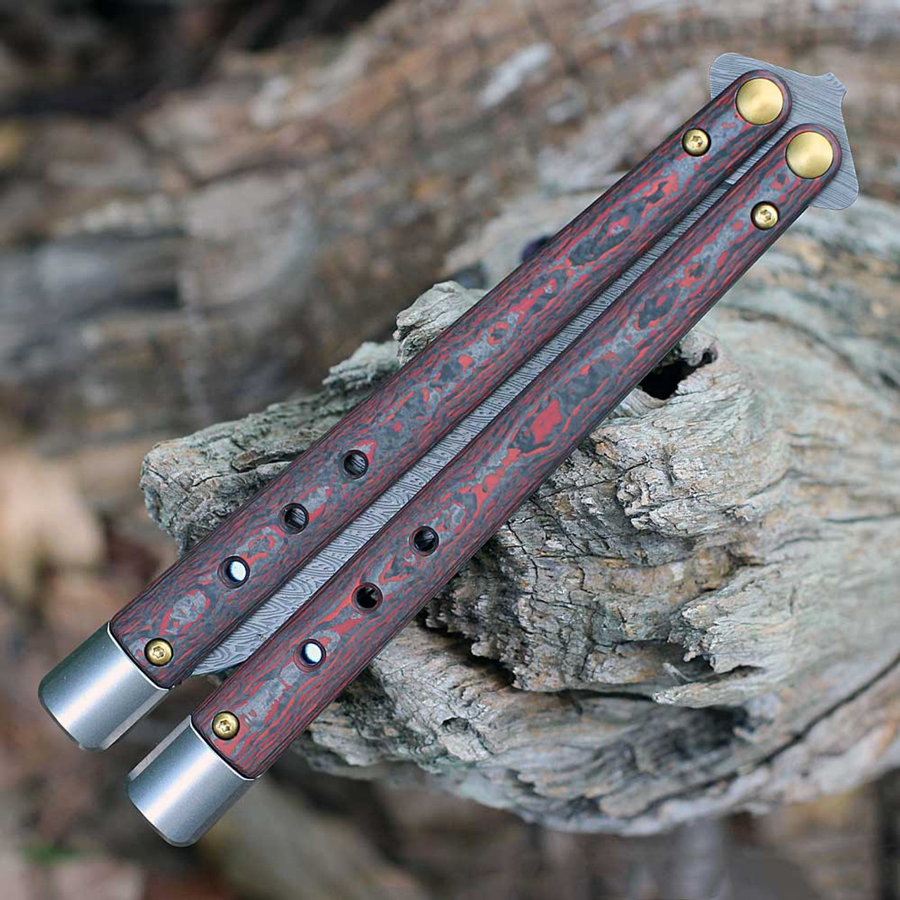 🆕 Benchmade Necron Monarch Damasteel 大马士革钢 Jungle Wear Fatcarbon 碳纤维柄 99-241 金盒 限量 500 把 12000