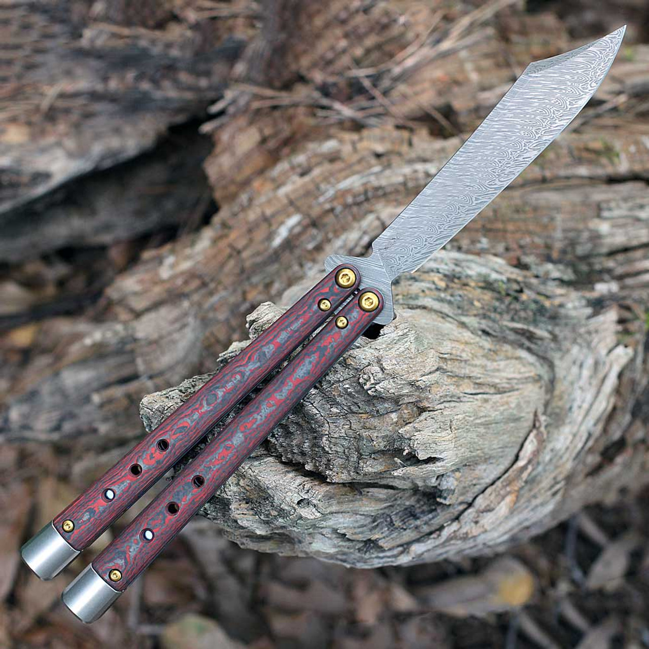 🆕 Benchmade Necron Monarch Damasteel 大马士革钢 Jungle Wear Fatcarbon 碳纤维柄 99-241 金盒 限量 500 把 12000