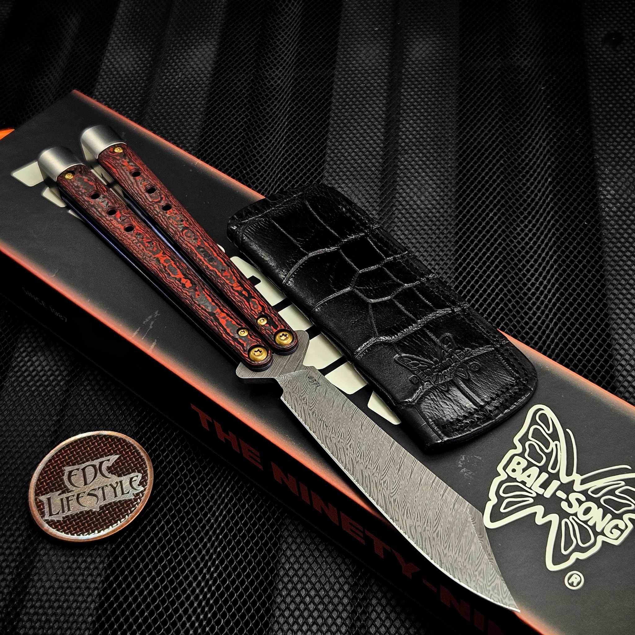 🆕 Benchmade Necron Monarch Damasteel 大马士革钢 Jungle Wear Fatcarbon 碳纤维柄 99-241 金盒 限量 500 把 12000