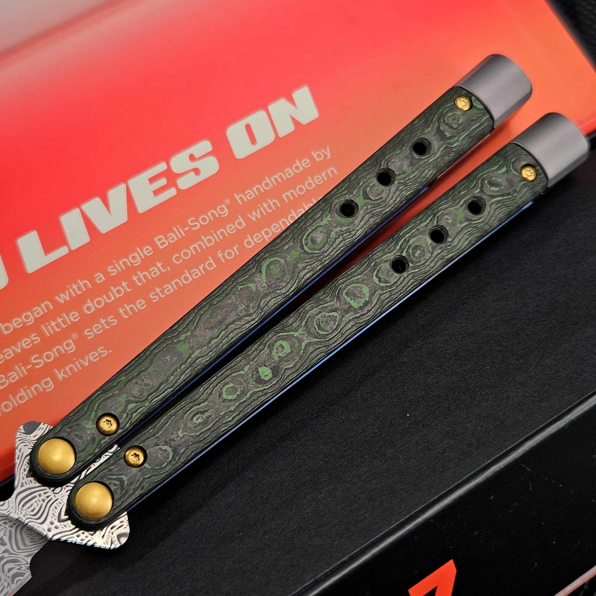 🆕 Benchmade Necron Monarch Damasteel 大马士革钢 Jungle Wear Fatcarbon 碳纤维柄 99-242 金盒 限量 500 把 12000