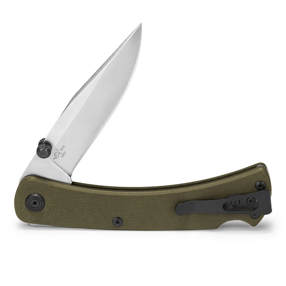 BUCK 0110GRS3-B Slim Pro TRX CPM-S30V钢 BOS火标 G10柄 运动版 绿色 890