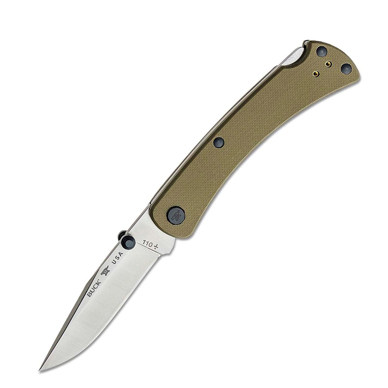 BUCK 0110GRS3-B Slim Pro TRX CPM-S30V钢 BOS火标 G10柄 运动版 绿色 890