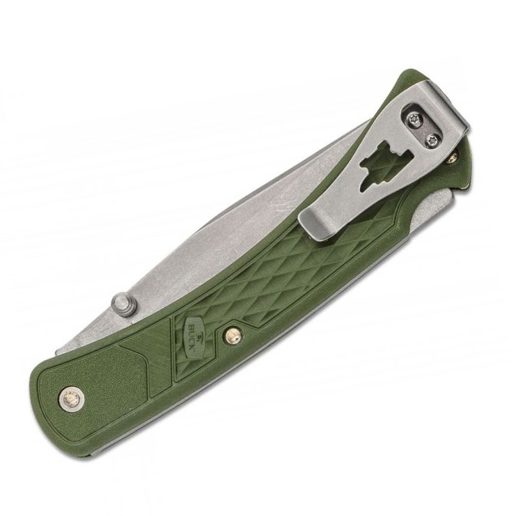 BUCK 0110ODS2-B Slim Hunte 420HC钢 玻璃纤维尼龙柄 绿色 349
