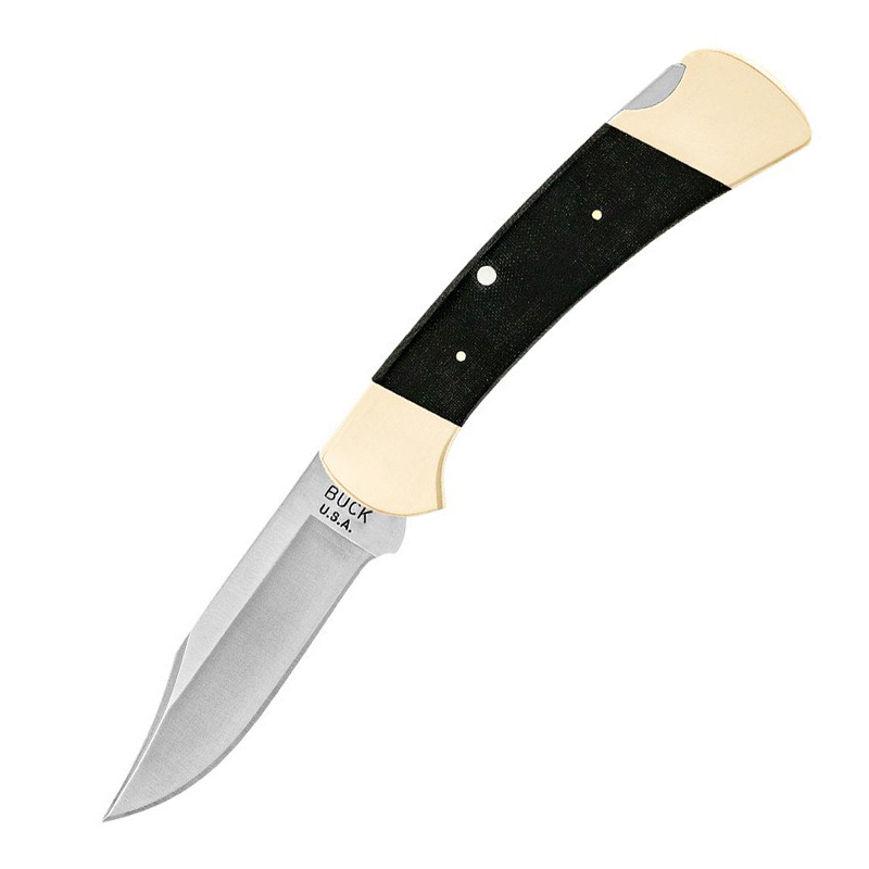 Buck 0112BKSLE1-B Ranger Vintage Tribute 440C钢 米卡塔+黄铜柄 2720