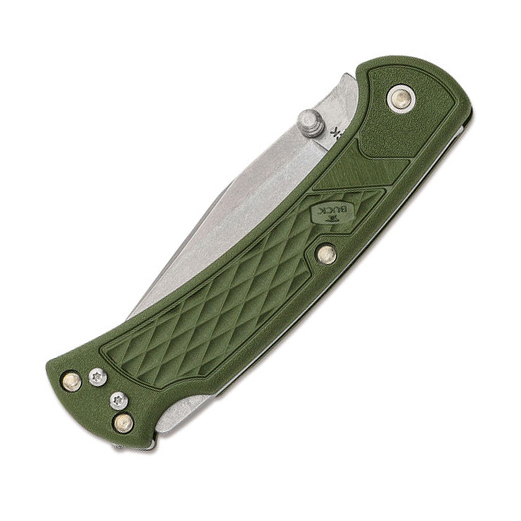 Buck 0112ODS2-B SLIM SELECT 420HC钢 玻璃纤维尼龙柄 绿色 299