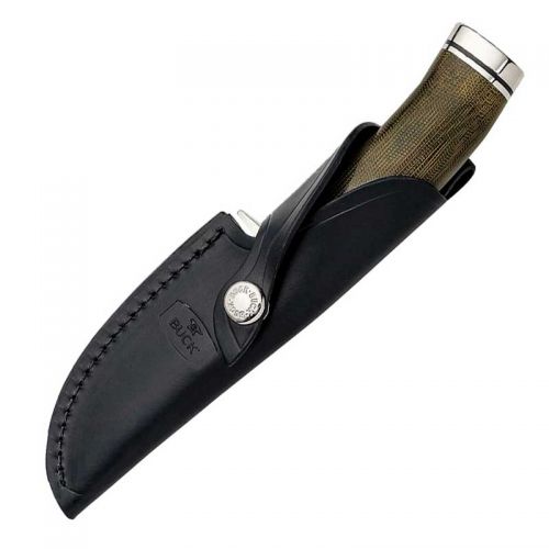 Buck 0192GRSLE-B Vanguard® S35VN钢 BOS标 米卡塔柄 镍银护手  2023年限量版 2080