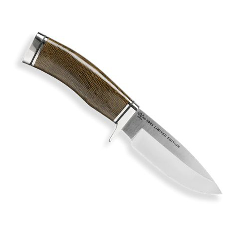 Buck 0192GRSLE-B Vanguard® S35VN钢 BOS标 米卡塔柄 镍银护手  2023年限量版 2080